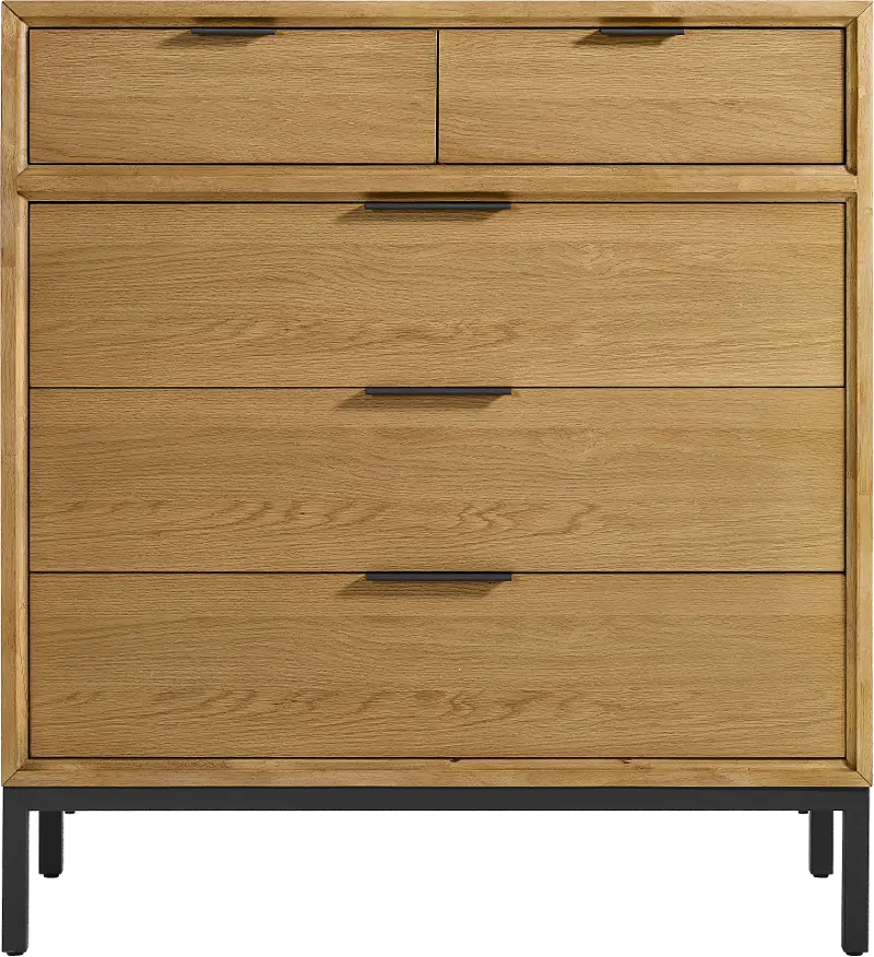 Newport Natural Oak Chest of Drawers