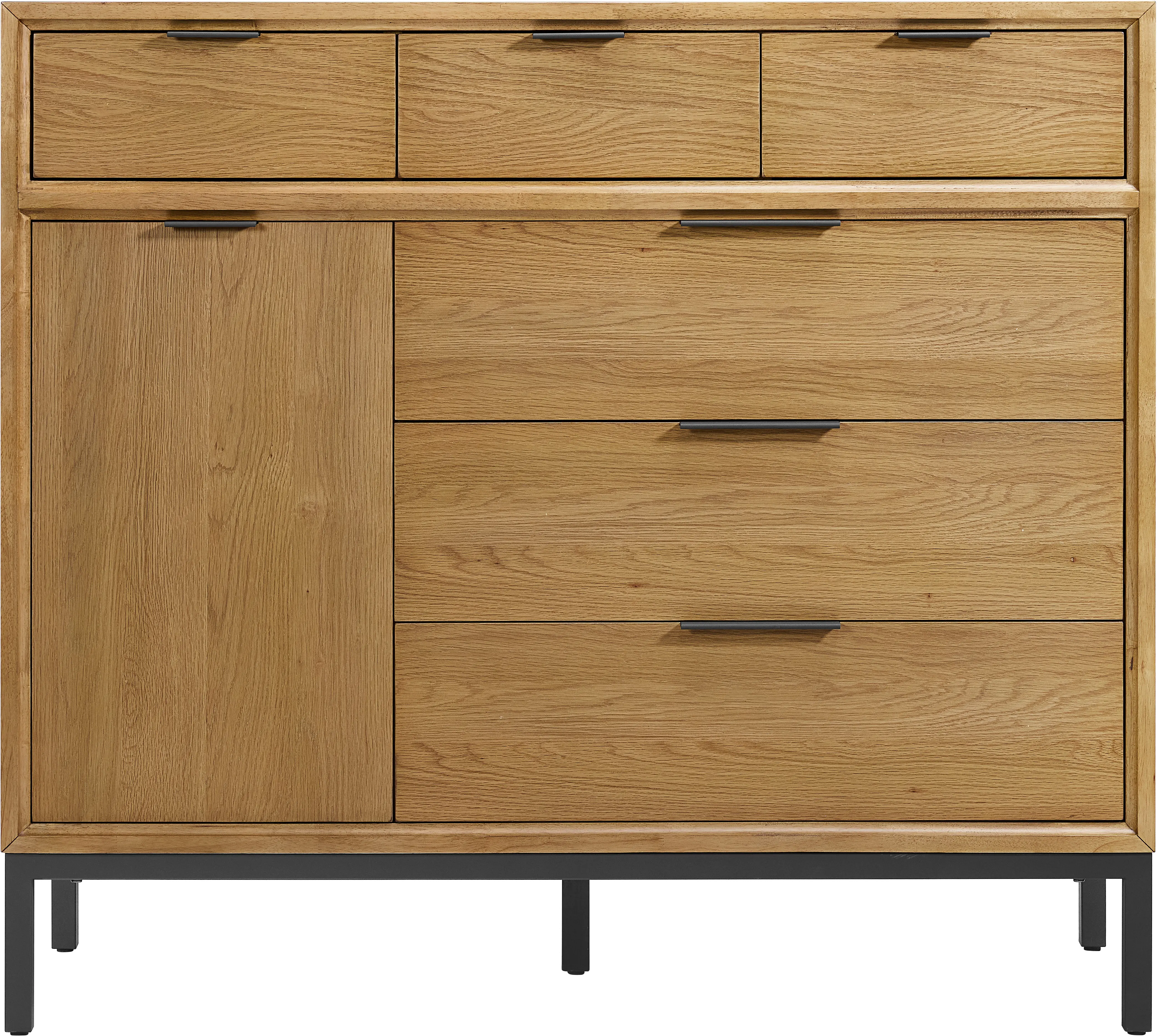 Newport Natural Oak Gentleman's Chest-2