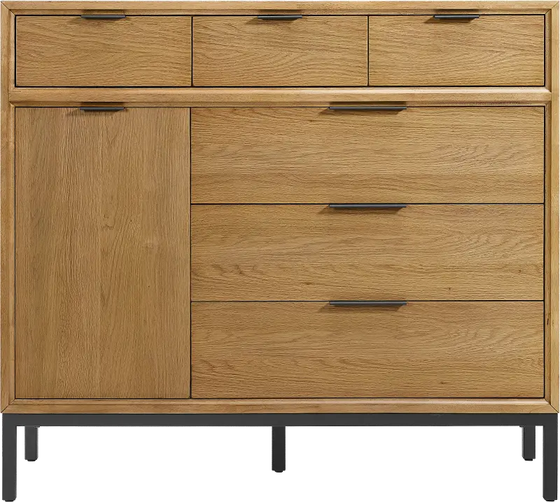 Newport Natural Oak Gentleman's Chest