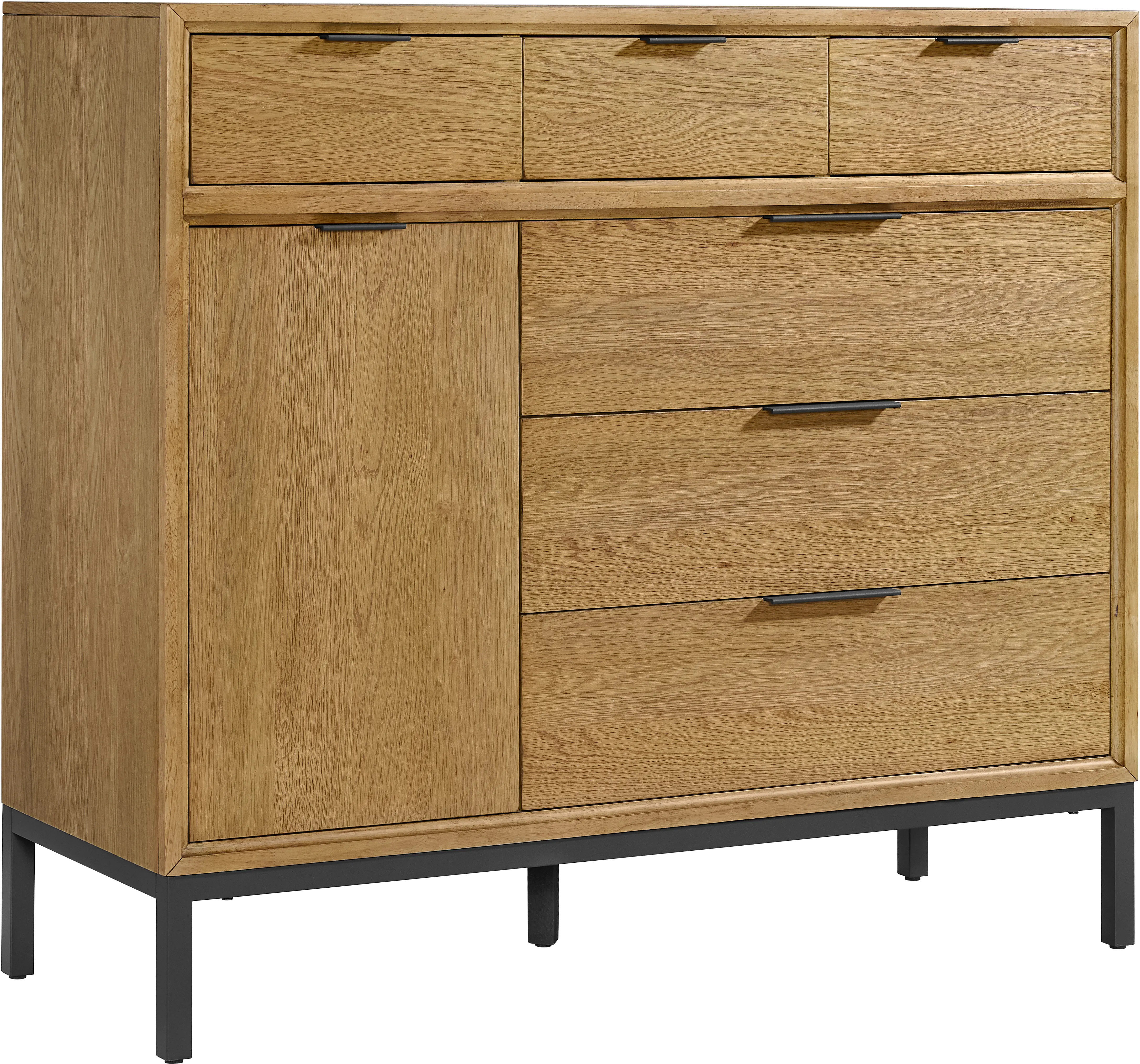 Newport Natural Oak Gentleman's Chest-1