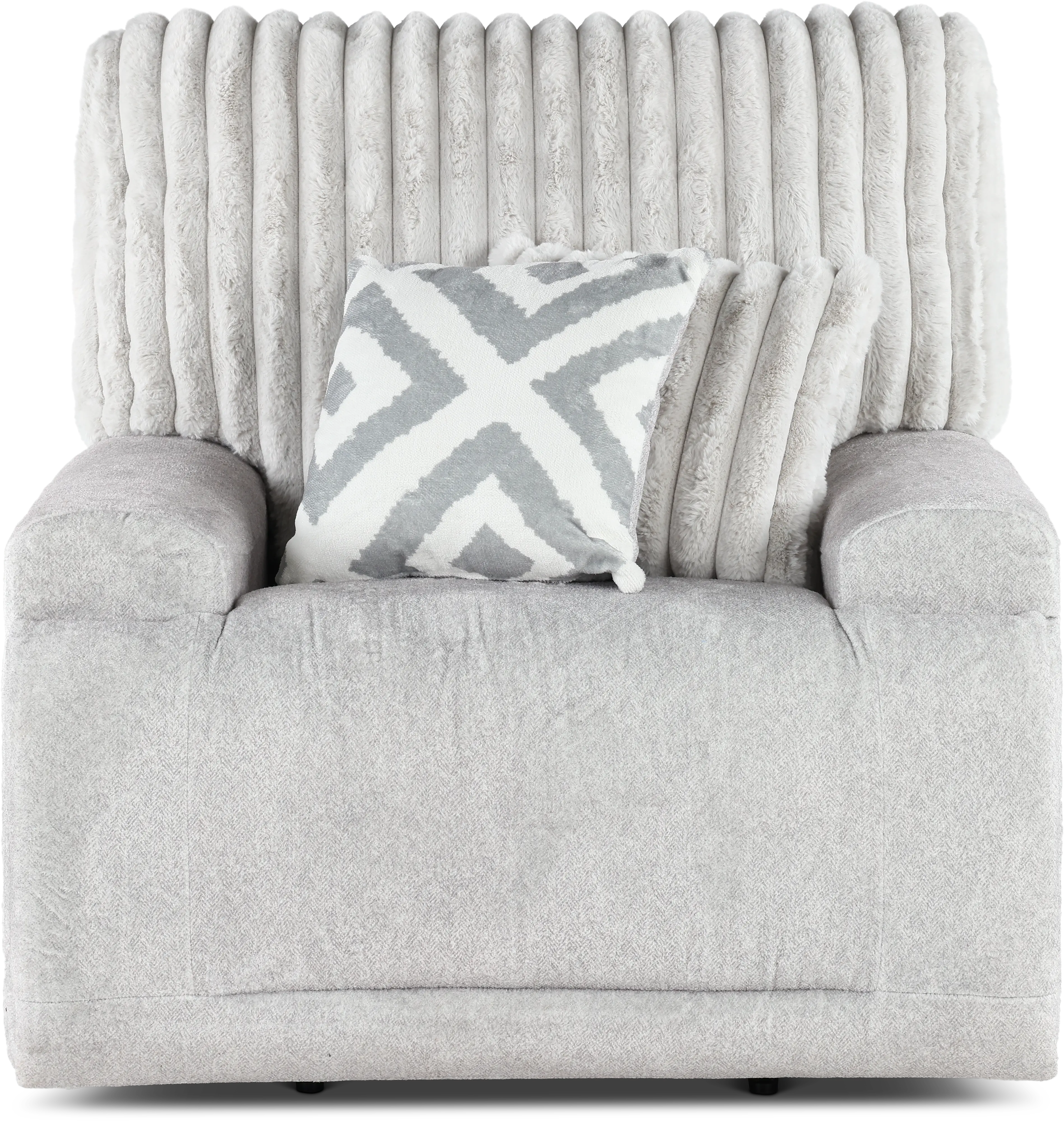 Mondo Silver Manual Recliner-4