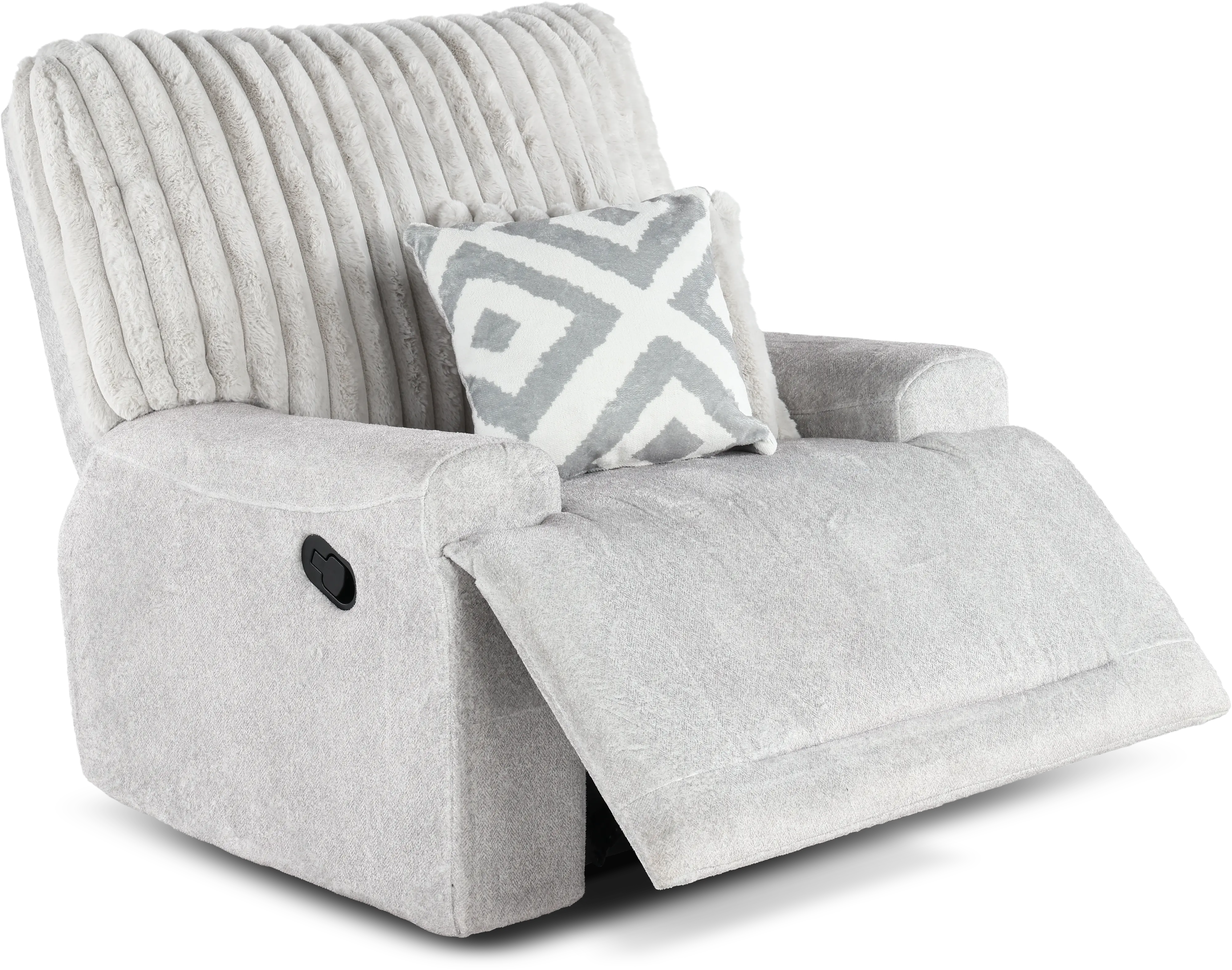 Mondo Silver Manual Recliner-6