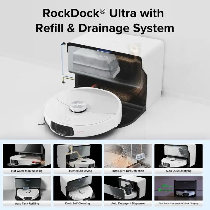 S8 MAXV ULTRA RDS - WHITE Roborock S8 Maxv Ultra RDS Vacuum-2