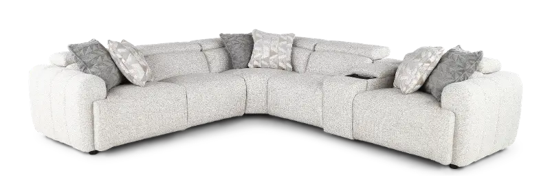 Edition Beige 6-Piece Power Reclining Sectional