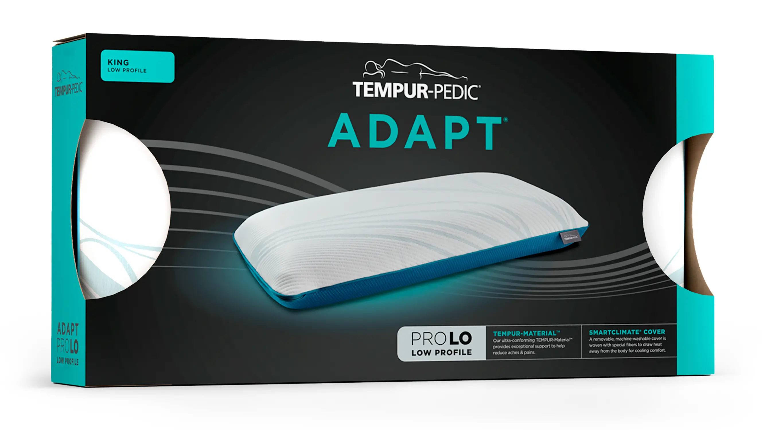 153742P6 Tempur-Pedic TEMPUR-Adapt® ProLo King Pillow-6