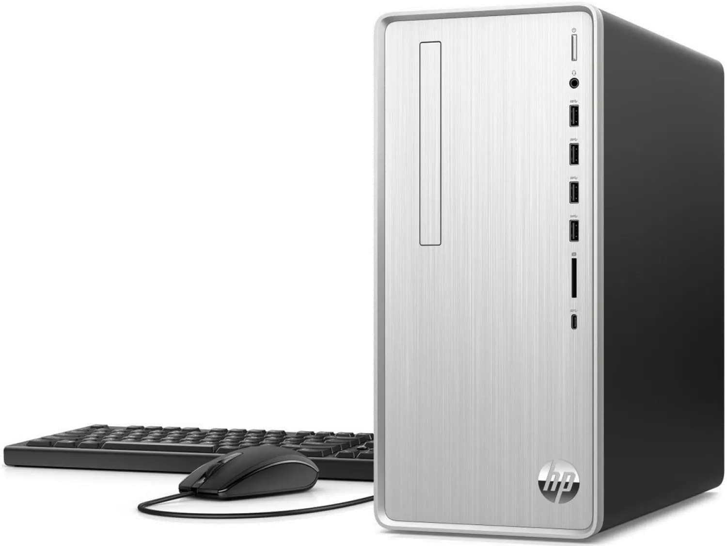 HP-PVTP01-2040 HP Pavilion Desktop AMD Ryzen 5 5600G 12GB RAM 512GB SSD, AMD Radeon Graphics - Natural Silver-1