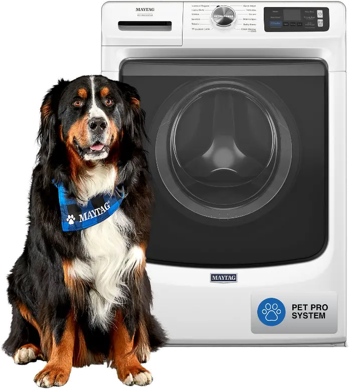 MFW7020RW Maytag 5.0 Cu Ft Smart Pet Pro Front Load Washer - White-1