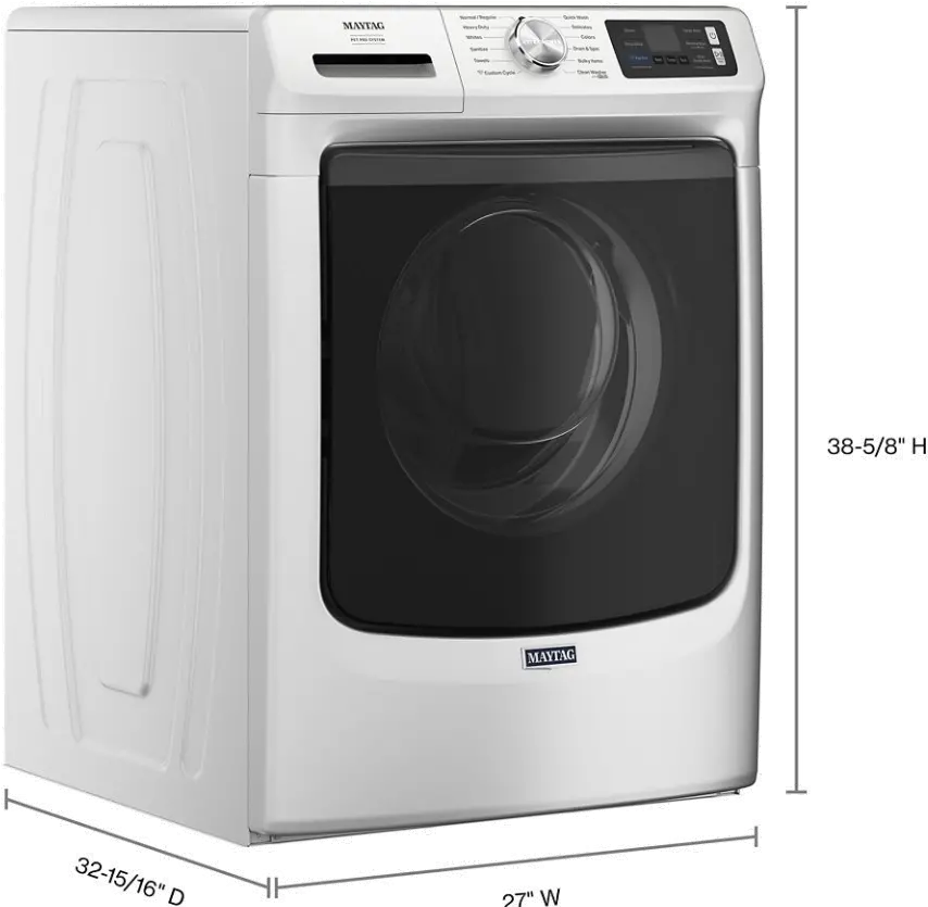 MFW7020RW Maytag 5.0 Cu Ft Smart Pet Pro Front Load Washer - White-3