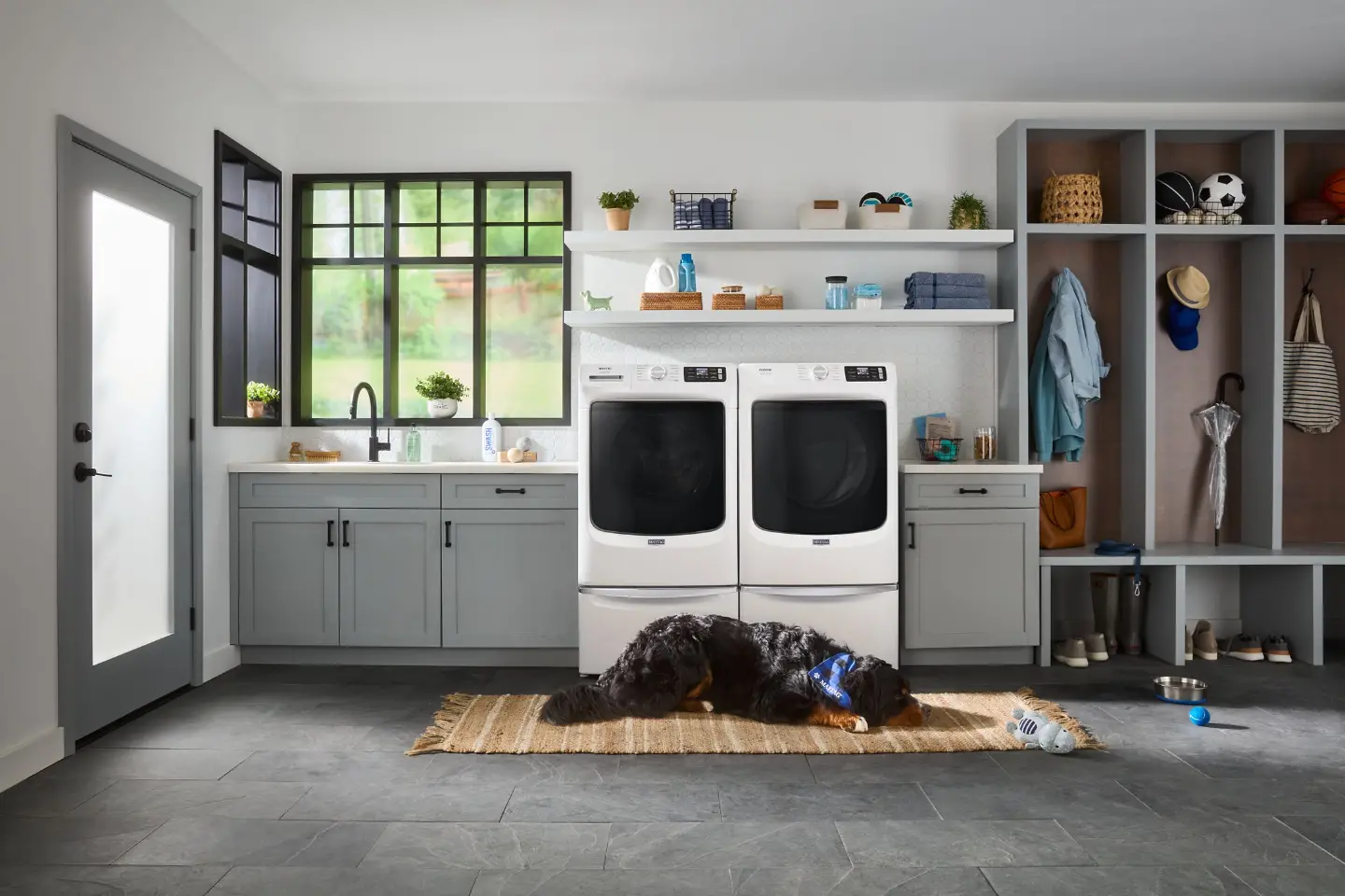 MED7020RW Maytag 7.4 Cu Ft Smart Pet Pro Electric Dryer - White-2