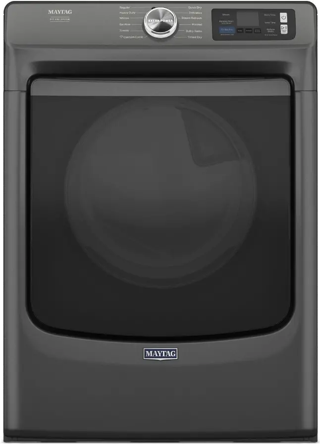 MED7020RU Maytag 7.4 Cu Ft Smart Pet Pro Electric Dryer - Volcano Black-1