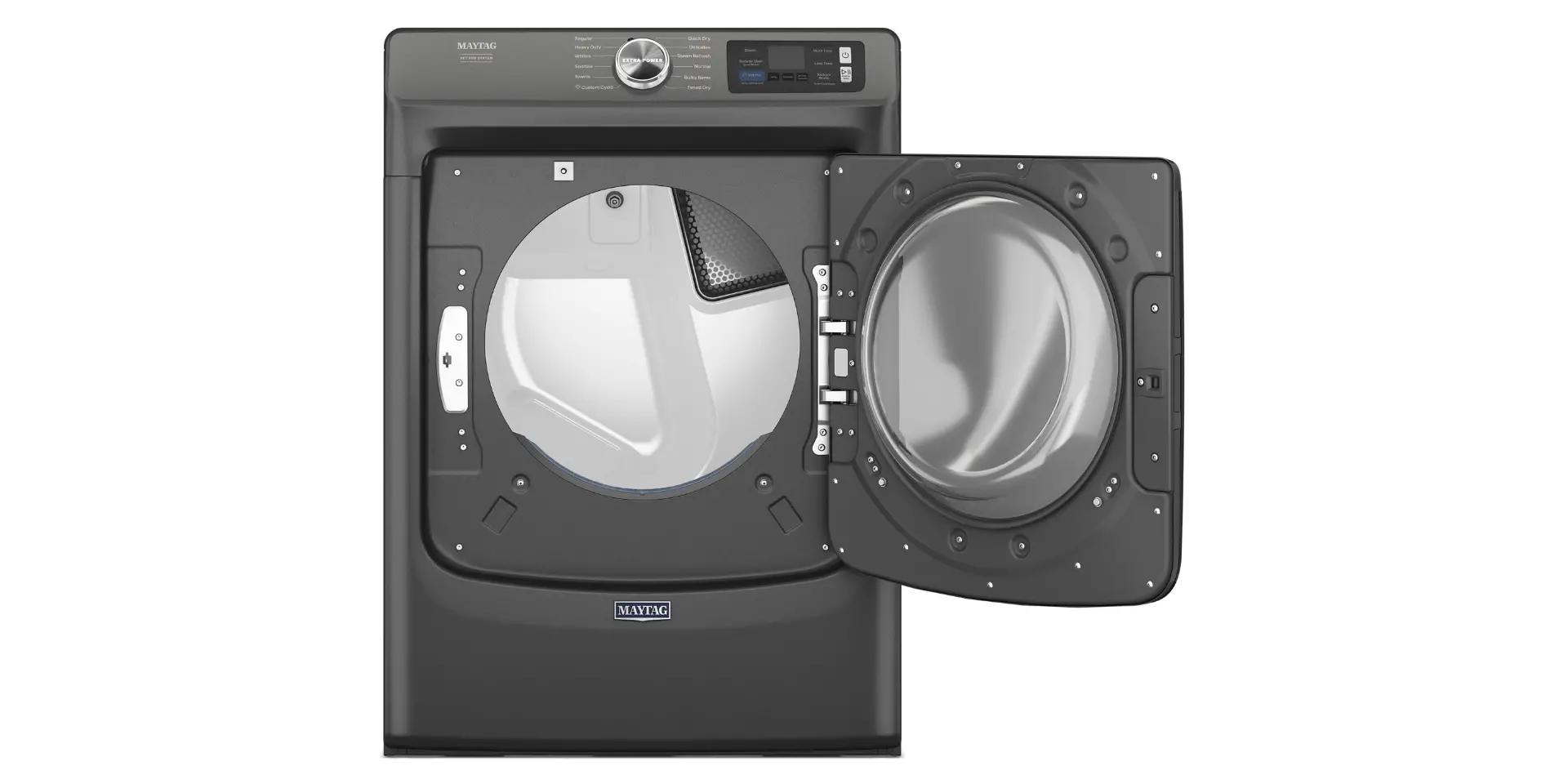 MED7020RU Maytag 7.4 Cu Ft Smart Pet Pro Electric Dryer - Volcano Black-5