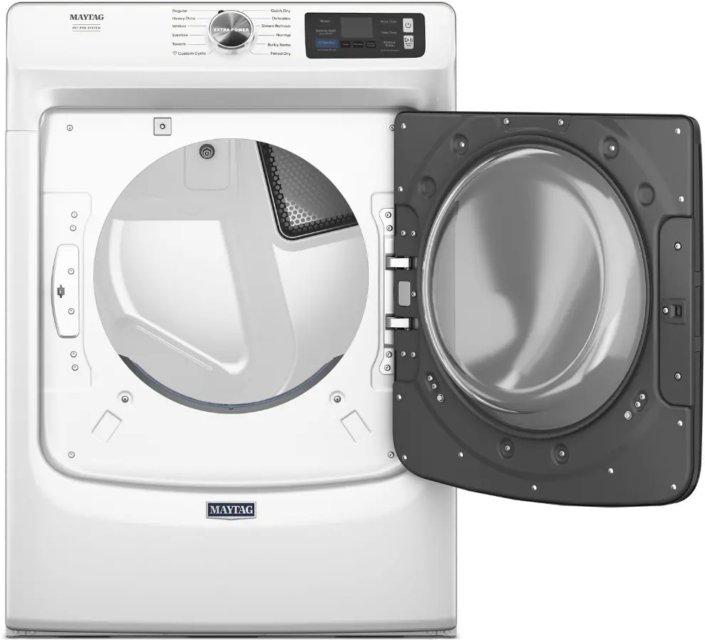 MGD7020RW Maytag 7.4 Cu Ft Smart Pet Pro Gas Dryer - White-11