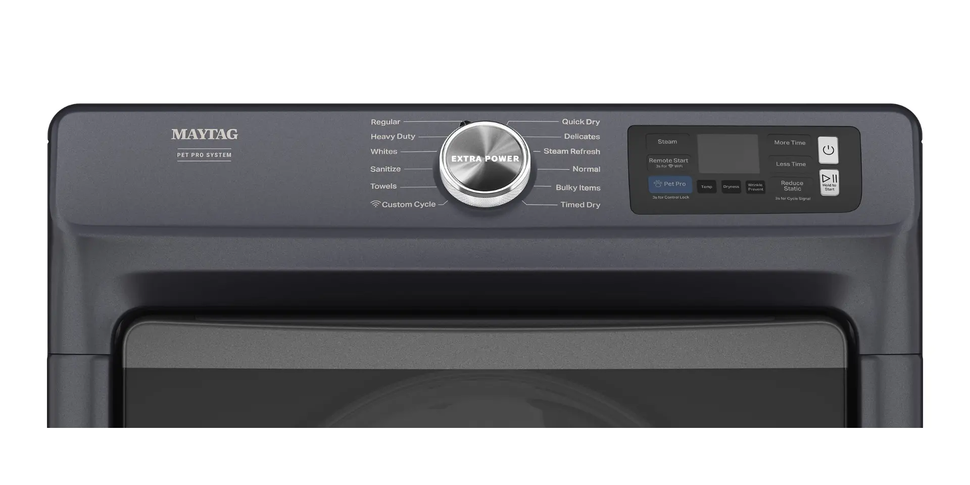 MGD7020RF Maytag 7.4 Cu Ft Smart Pet Pro Gas Dryer - Midnight Steel-10