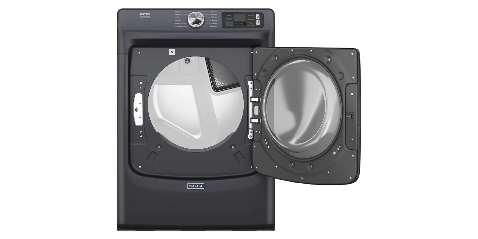 MGD7020RF Maytag 7.4 Cu Ft Smart Pet Pro Gas Dryer - Midnight Steel-11