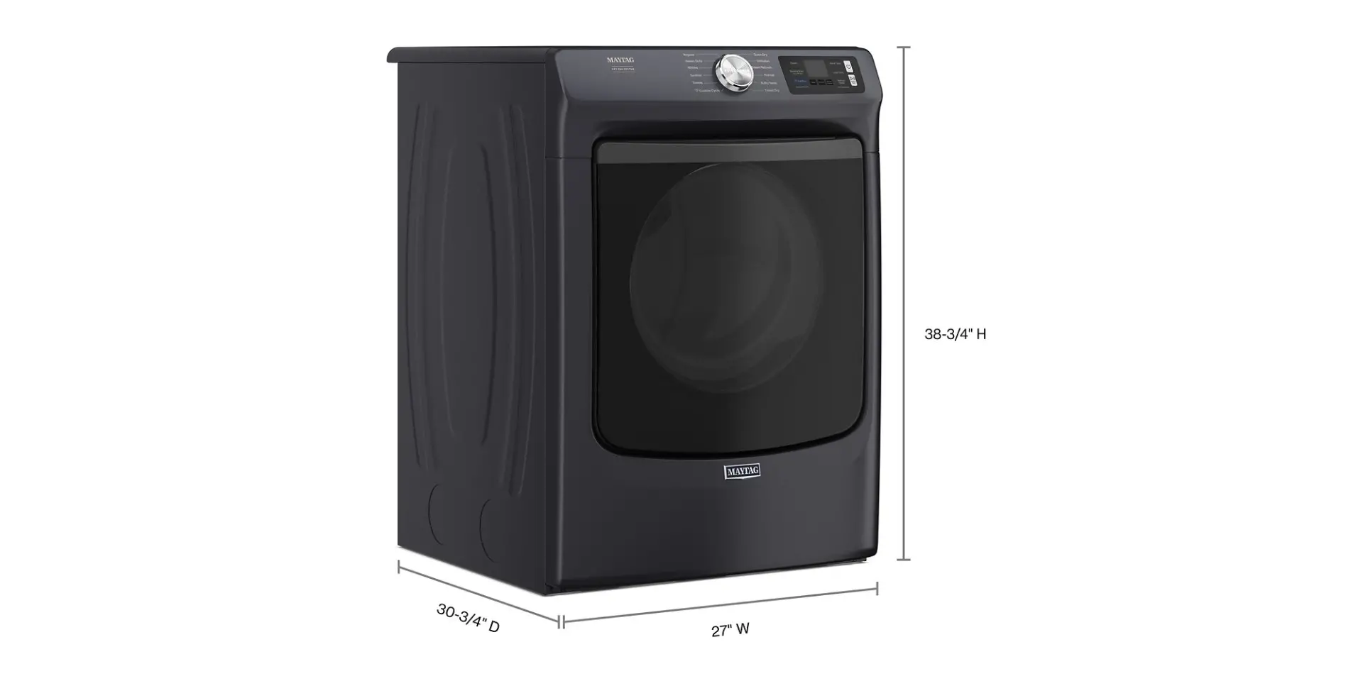 MGD7020RF Maytag 7.4 Cu Ft Smart Pet Pro Gas Dryer - Midnight Steel-3