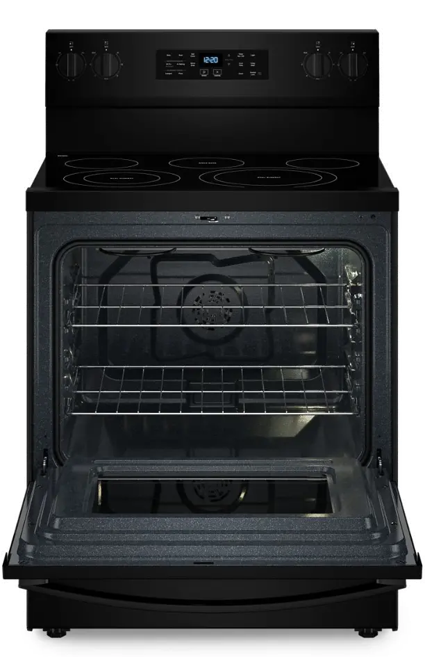 WFES5030RB Whirlpool 5.3 Cu Ft Single Oven Electric Range - Black-8