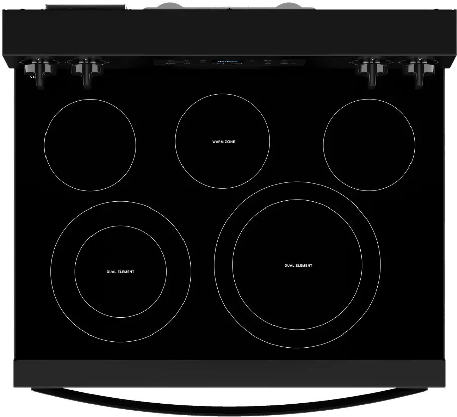 WFES5030RB Whirlpool 5.3 Cu Ft Single Oven Electric Range - Black-9