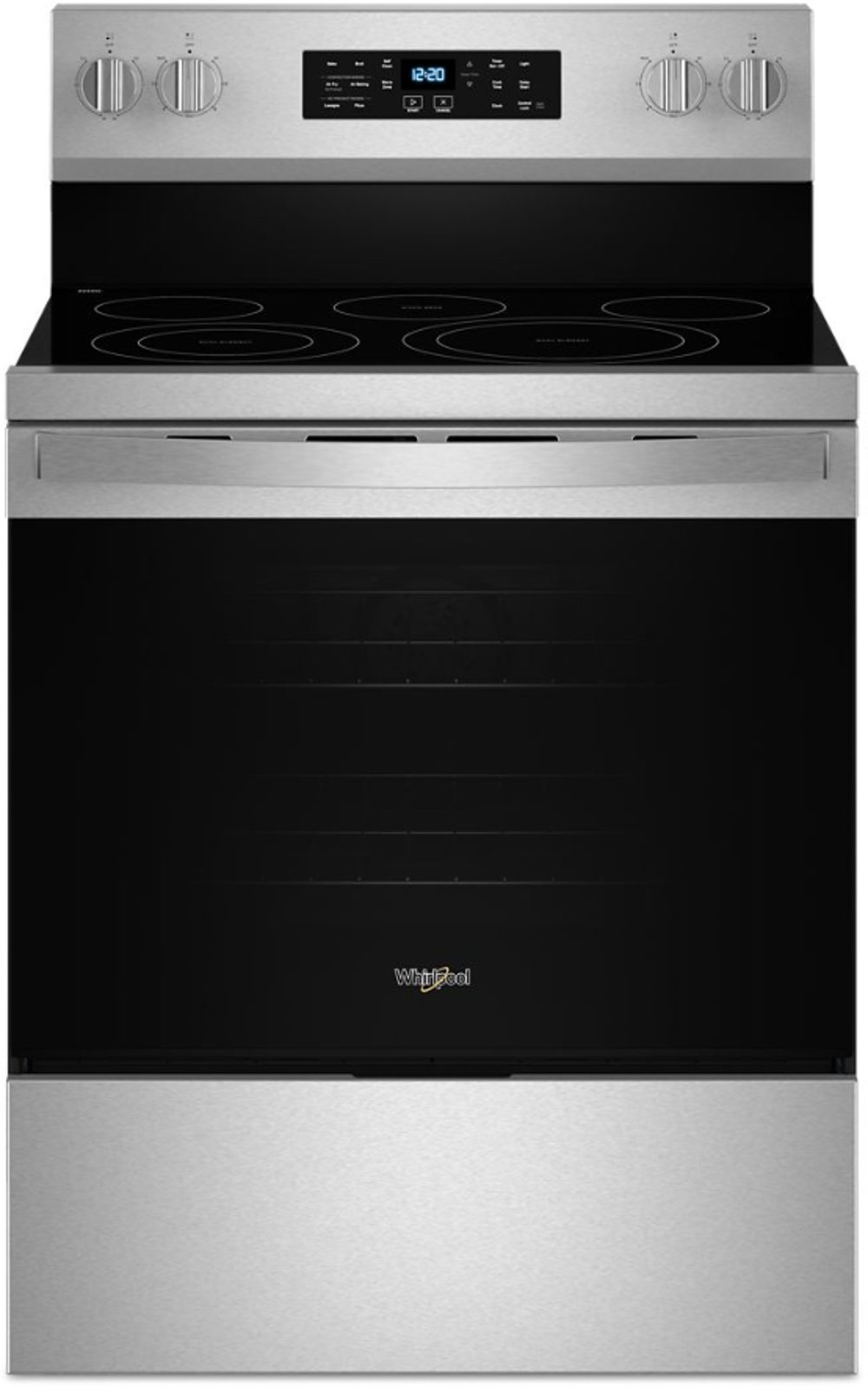 Whirlpool 5.3 Cu Ft Single Oven Electric Range - Stainless Steel
