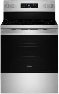WFES5030RS Whirlpool 5.3 Cu Ft Single Oven Electric Range - Stainless Steel