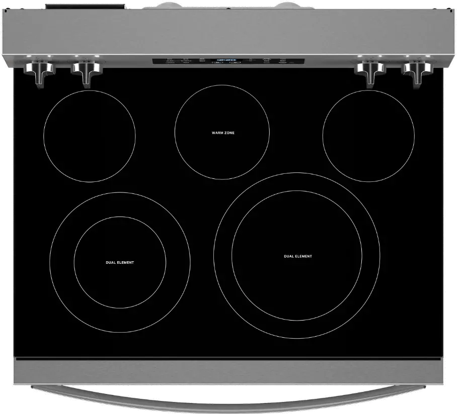WFES5030RS Whirlpool 5.3 Cu Ft Single Oven Electric Range - Stainless Steel-9