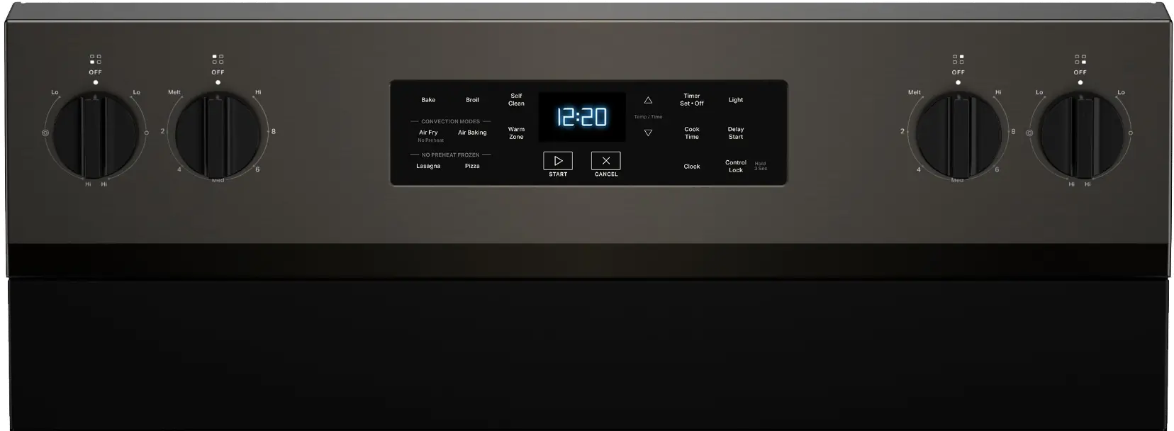 WFES5030RV Whirlpool 5.3 Cu Ft Single Oven Electric Range - Black Stainless Steel-10