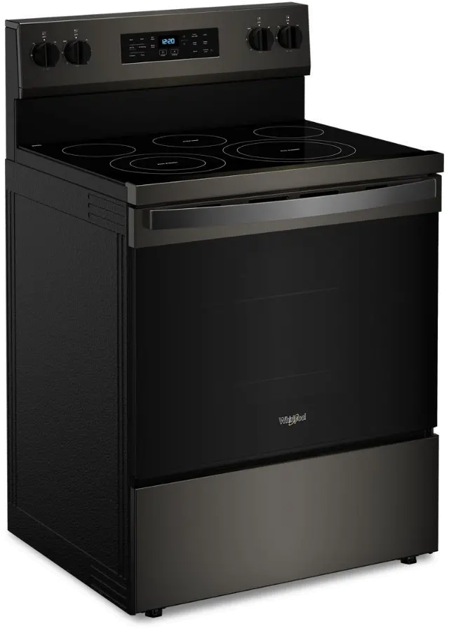 WFES5030RV Whirlpool 5.3 Cu Ft Single Oven Electric Range - Black Stainless Steel-11