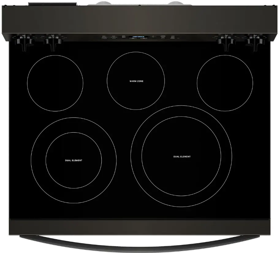 WFES5030RV Whirlpool 5.3 Cu Ft Single Oven Electric Range - Black Stainless Steel-9