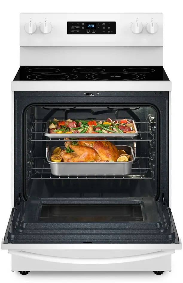 WFES5030RW Whirlpool 5.3 Cu Ft Single Oven Electric Range - White-7