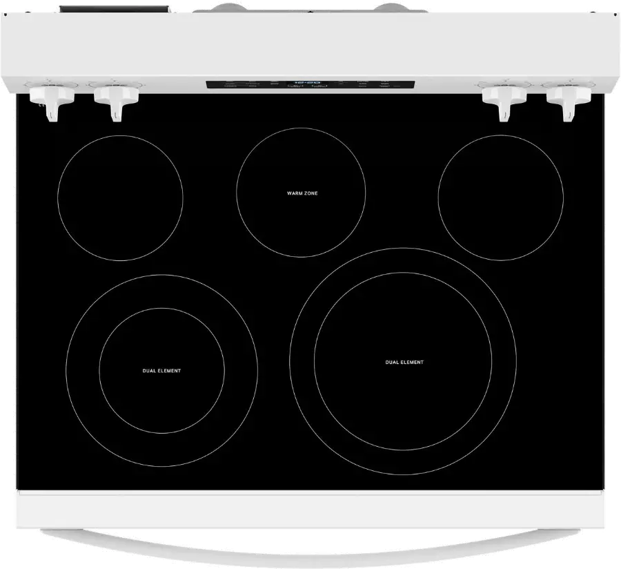 WFES5030RW Whirlpool 5.3 Cu Ft Single Oven Electric Range - White-9