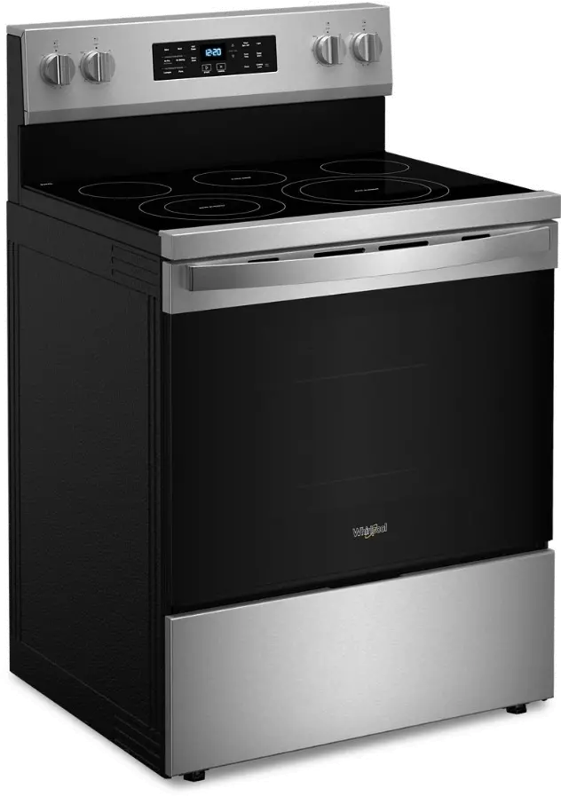 WFES5030RZ Whirlpool 5.3 Cu Ft Single Oven Electric Range - Fingerprint Resistant Stainless Steel-11