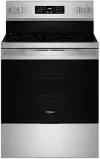 WFES5030RZ Whirlpool 5.3 Cu Ft Single Oven Electric Range - Fingerprint Resistant Stainless Steel