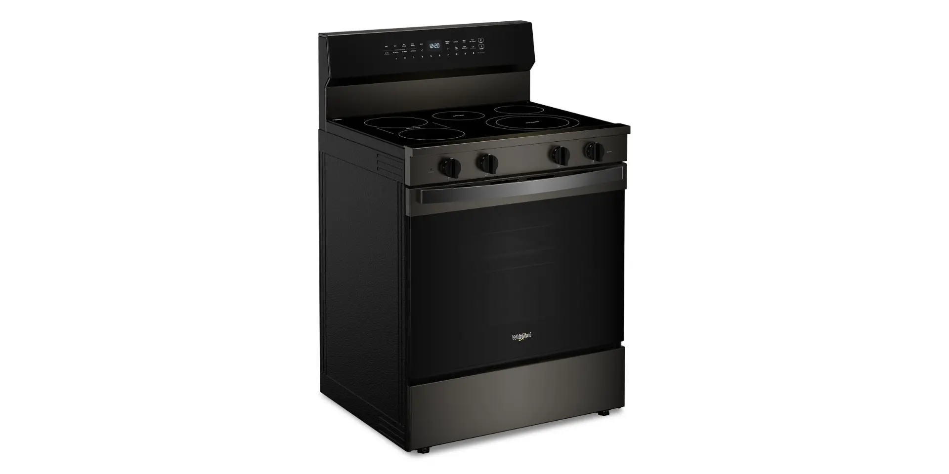WFES7530RV Whirlpool 5.3 Cu Ft Single Oven Electric Range - Black Stainless Steel-12