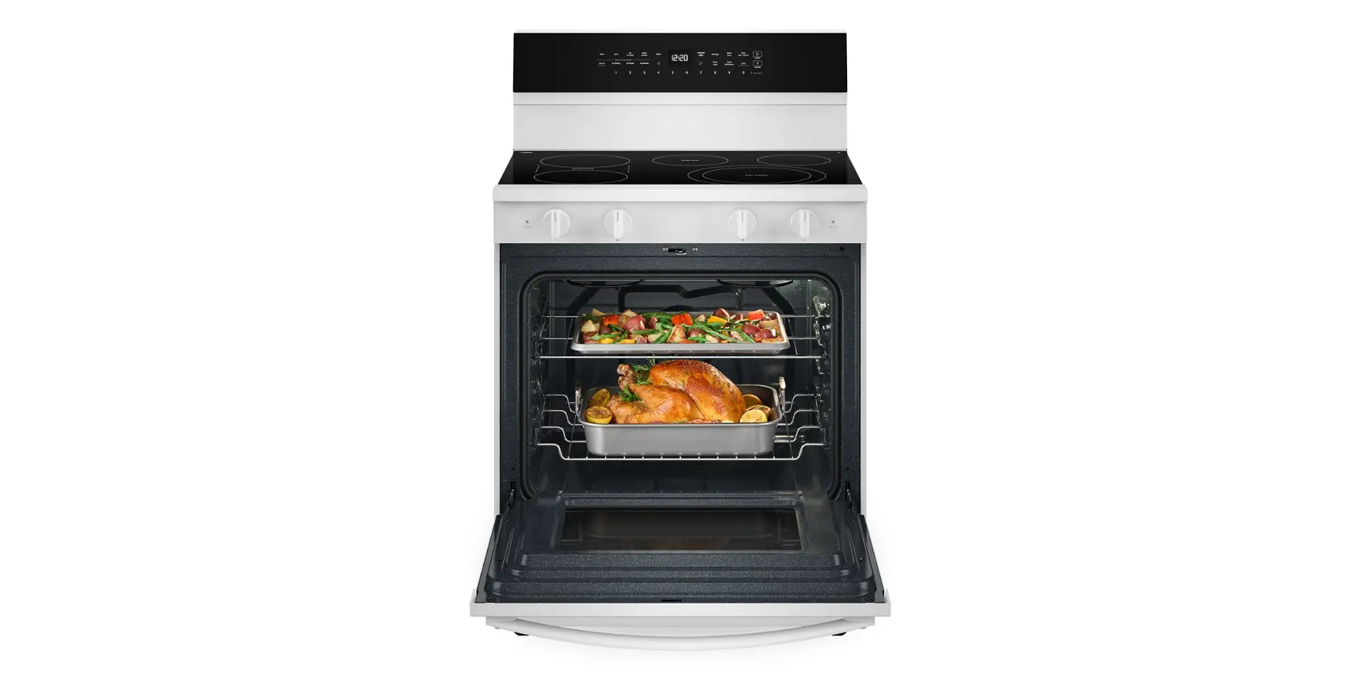 WFES7530RW Whirlpool 5.3 Cu Ft Single Oven Electric Range - White-10