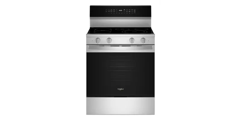 Whirlpool 5.3 Cu Ft Smart Electric Range - Stainless Steel