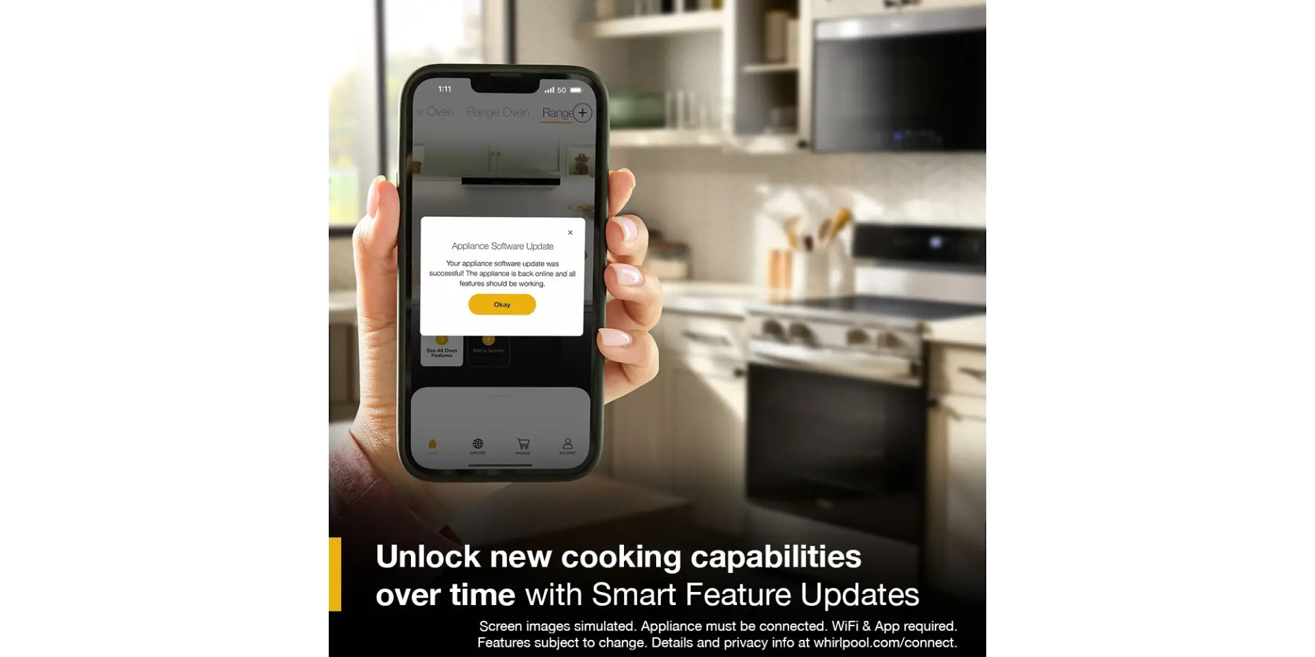 WFES7530RZ Whirlpool 5.3 Cu Ft Smart Electric Range - Stainless Steel-6