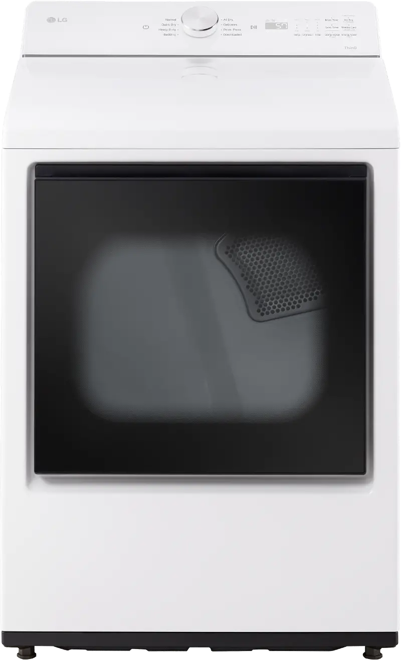 LG 7.3 Cu Ft Electric Dryer - White