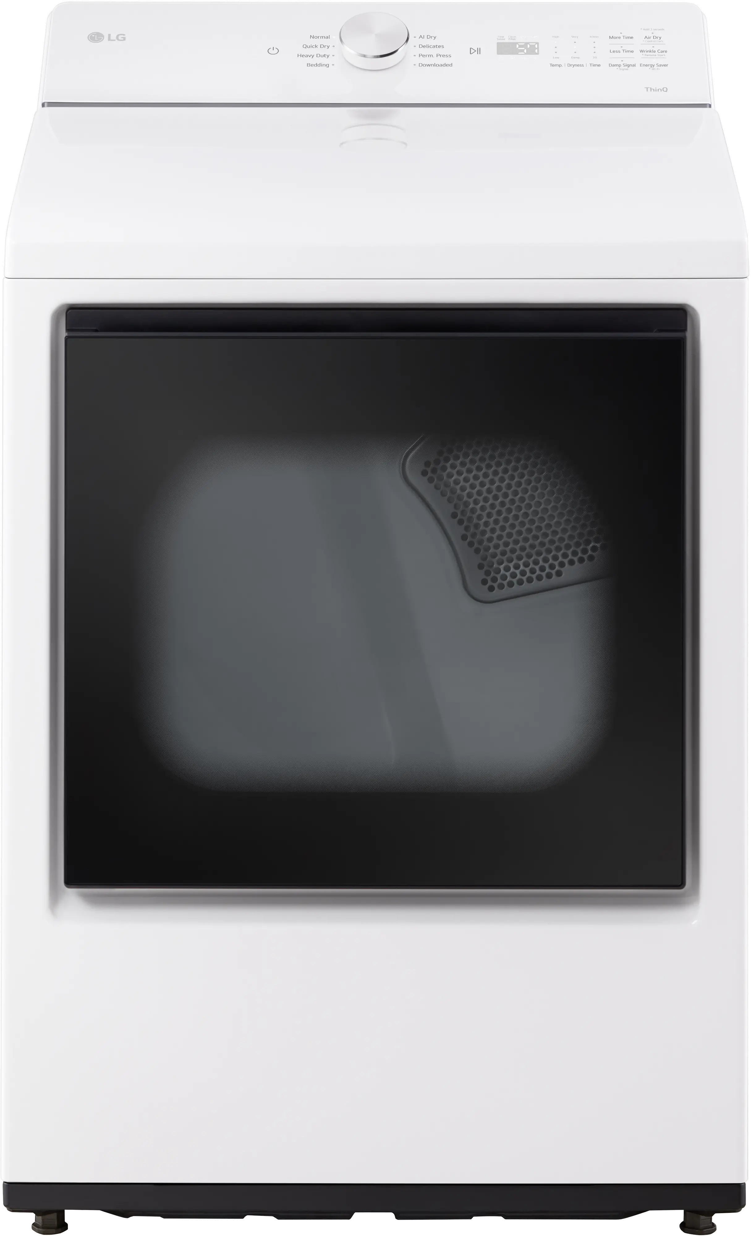 DLG8201W LG 7.3 Cu Ft Gas Dryer - White-1