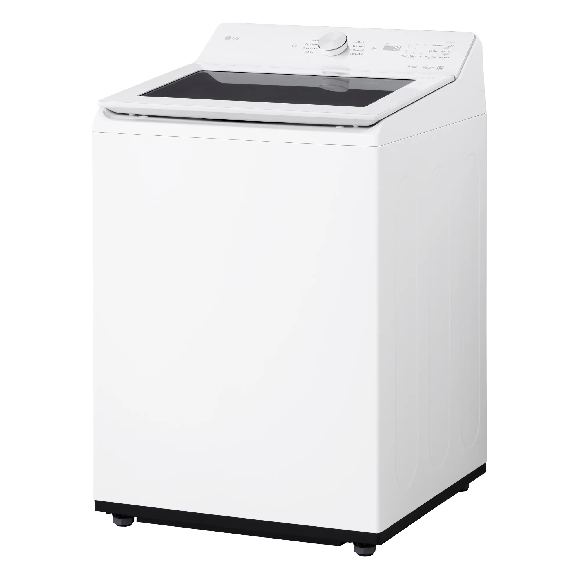 LG 5.0 Cu Ft Top Load Washer with Impeller - White | RC Willey