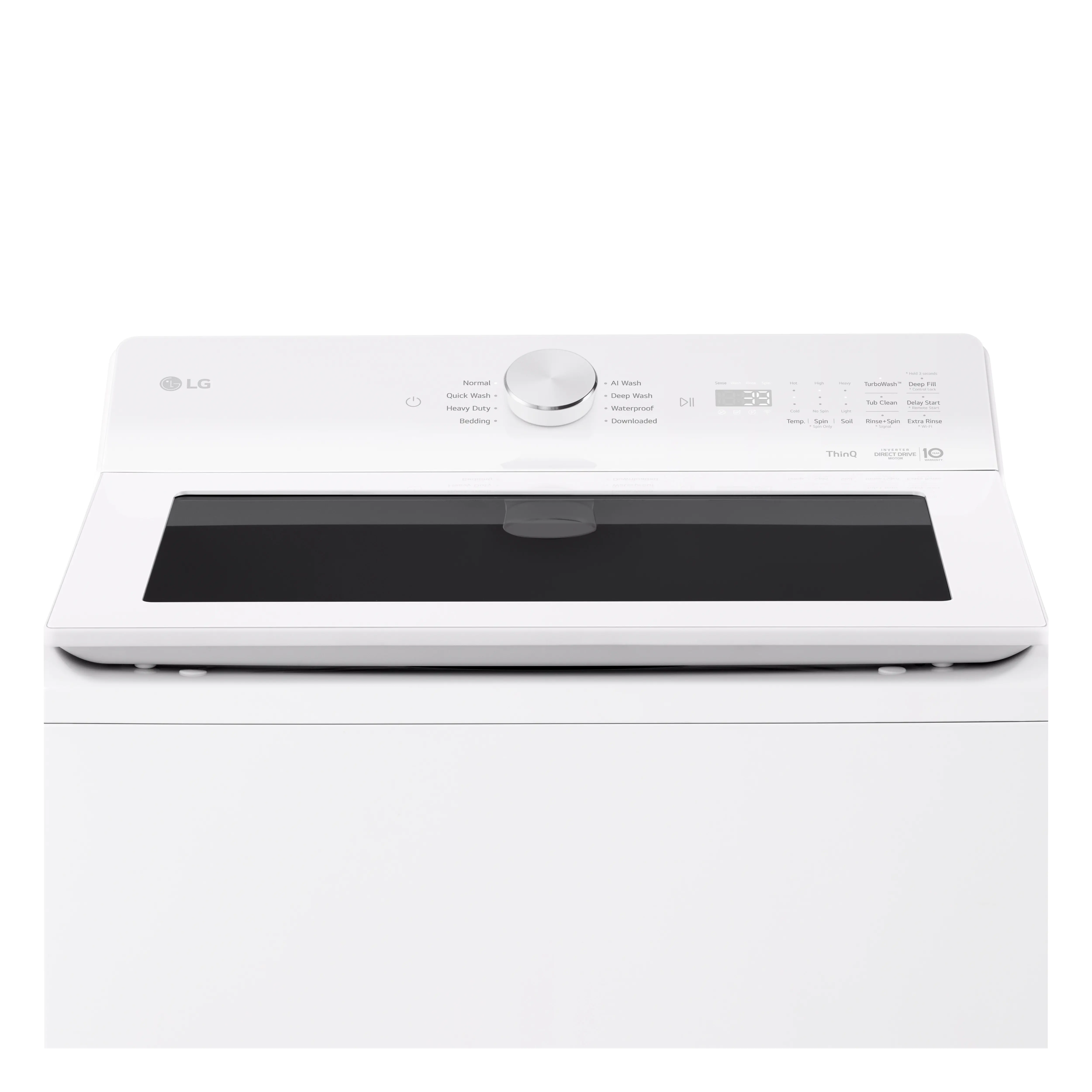 WT8200CW LG 5.0 Cu Ft Top Load Washer with Impeller - White-7