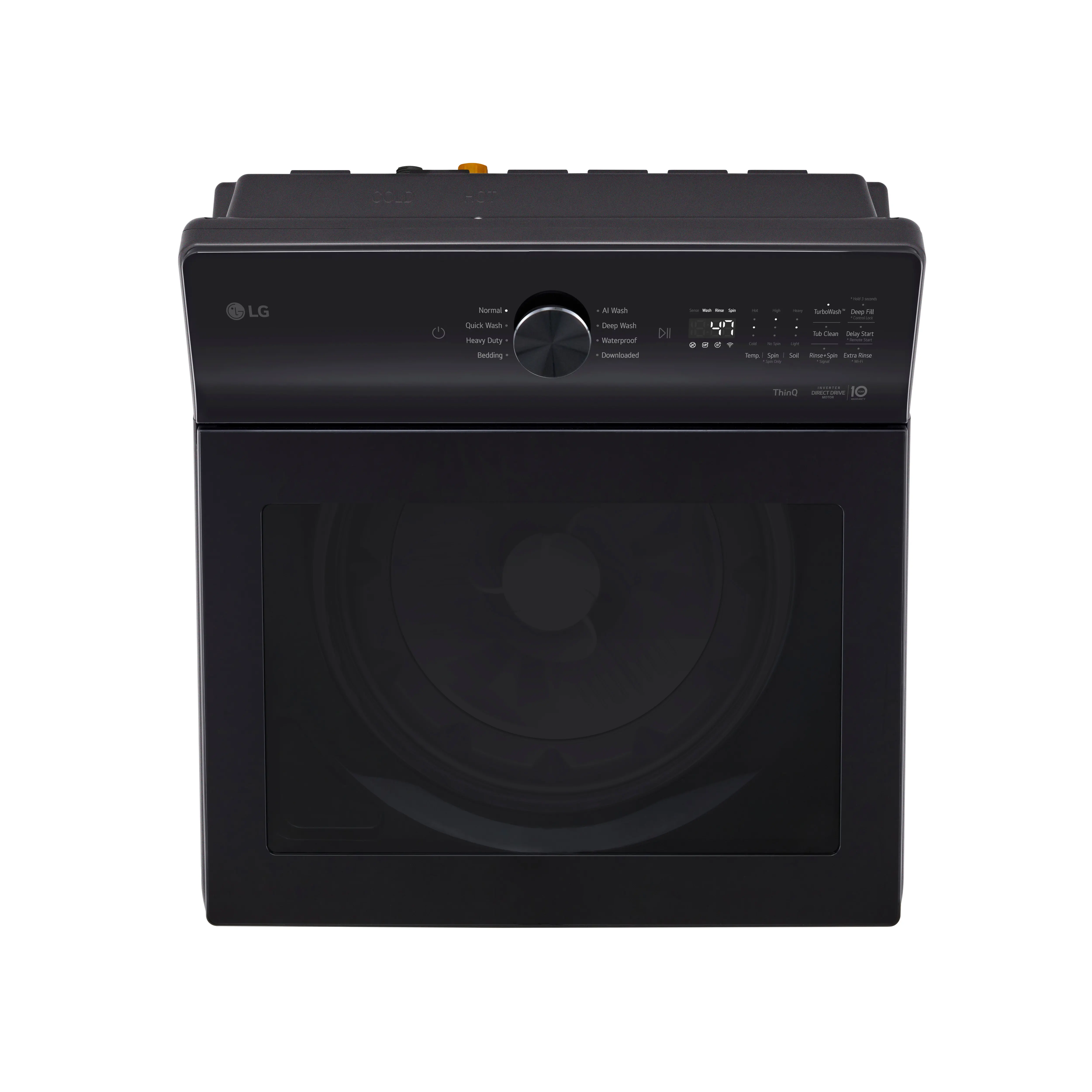 WT8205CL LG 4.8 Cu Ft Top Load Washer with Agitator - Black-13