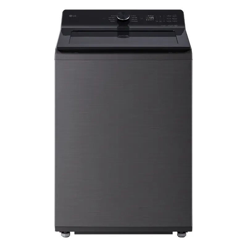 LG 4.8 Cu Ft Top Load Washer with Agitator - Black