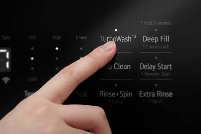 WT8205CL LG 4.8 Cu Ft Top Load Washer with Agitator - Black-8