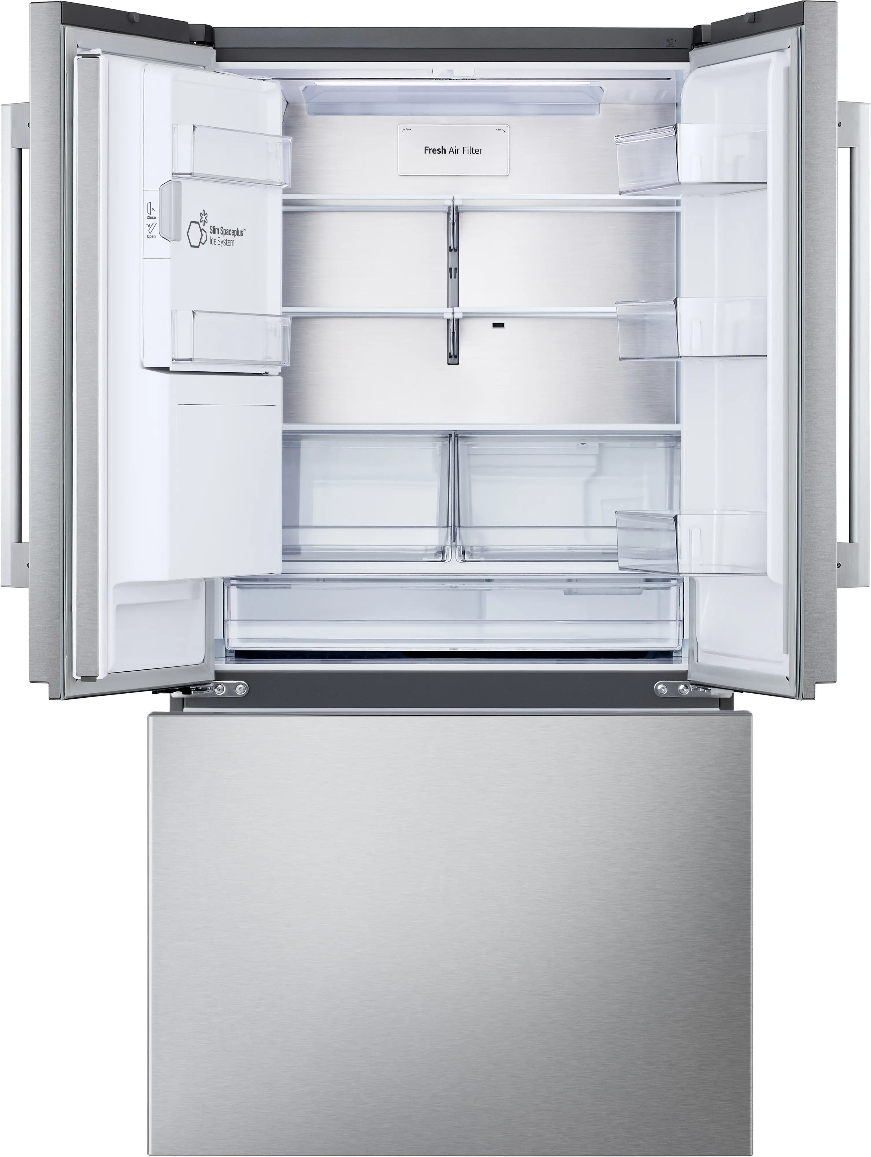 LF24Z6530S LG 24 Cu Ft French Door Refrigerator - Counter Depth Stainless Steel-3