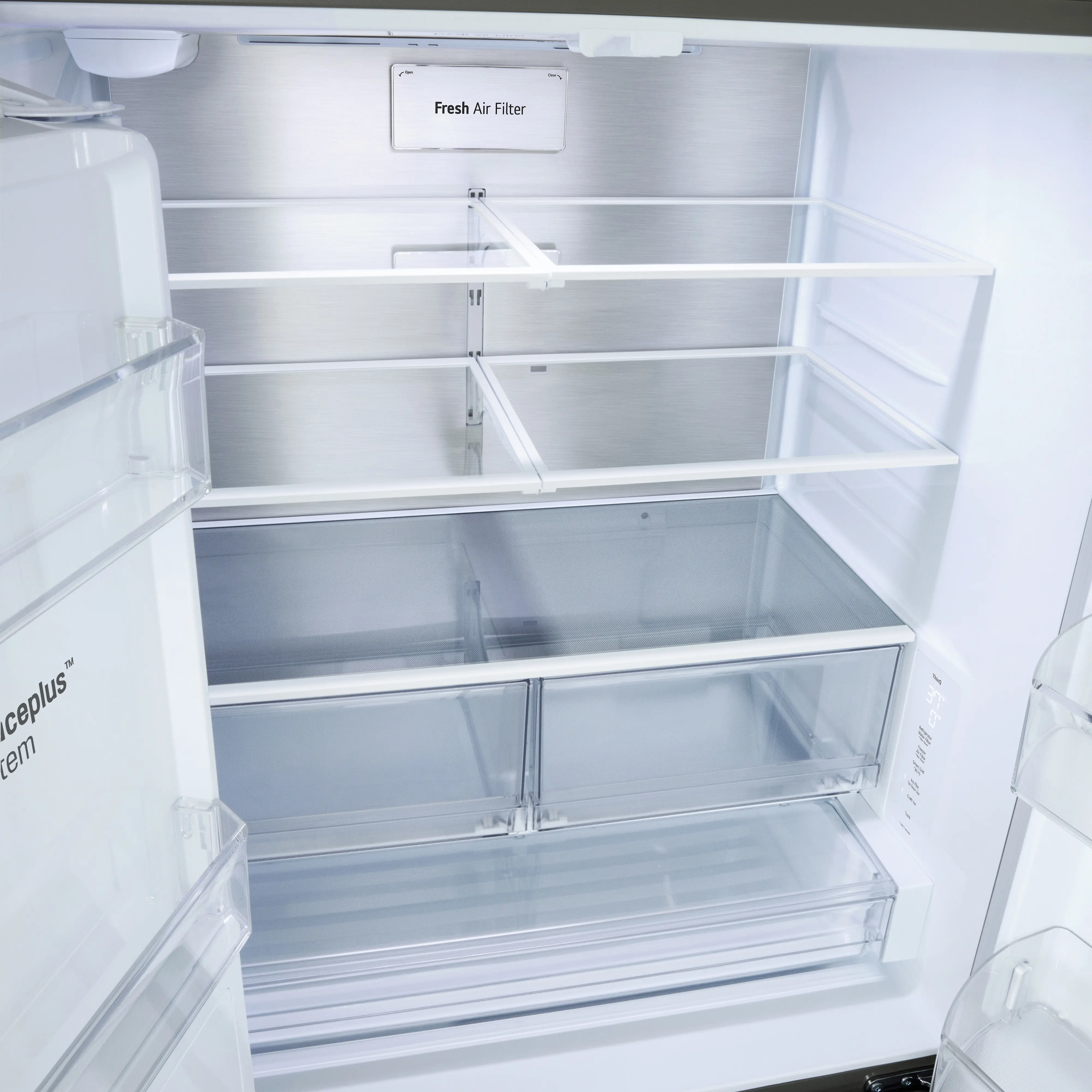 LF24Z6530S LG 24 Cu Ft French Door Refrigerator - Counter Depth Stainless Steel-5