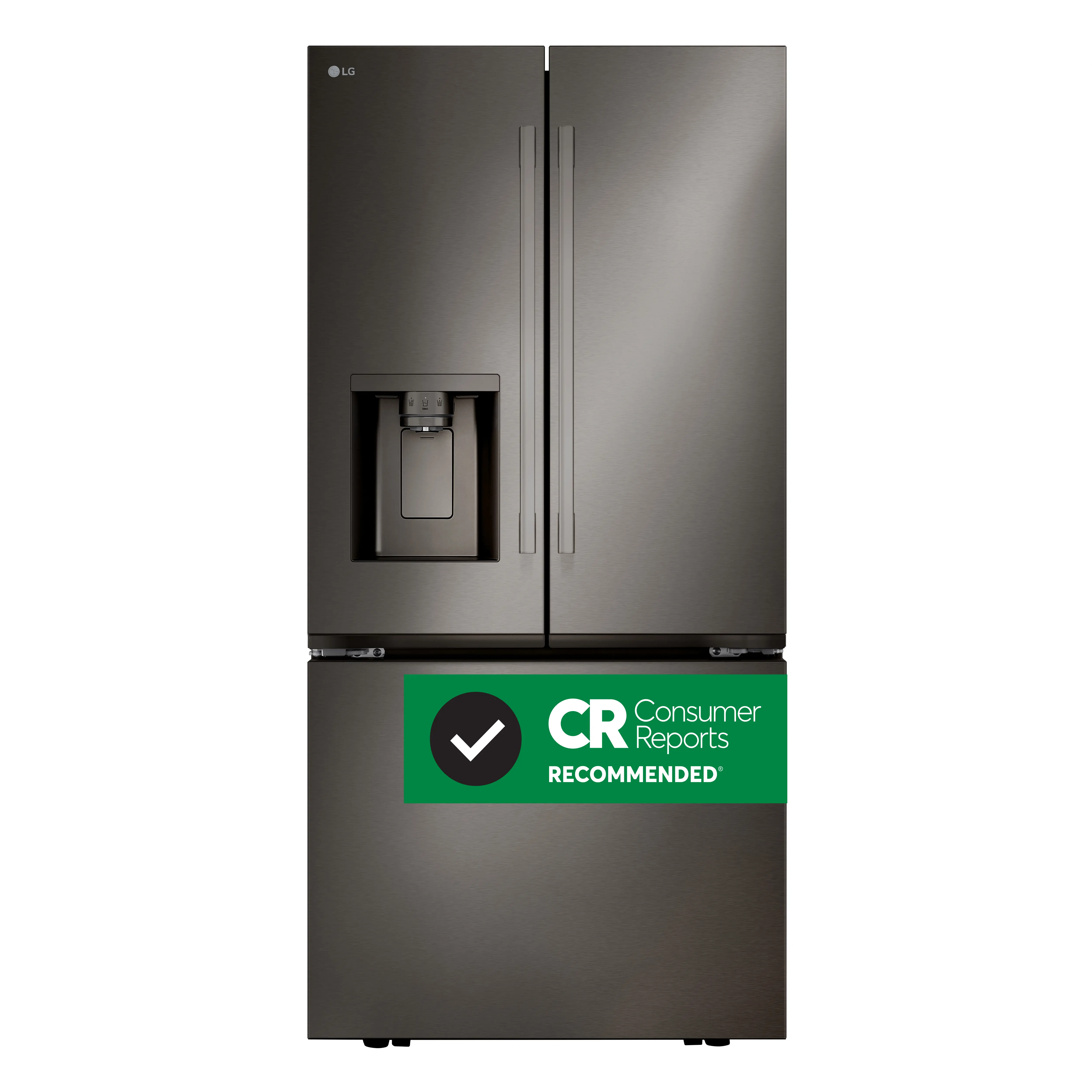 LF25H6330D LG 24.5 Cu Ft French Door Refrigerator - Stainless Steel-2