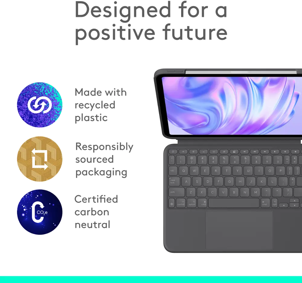 Logitech Combo Touch for iPad Pro 11” Keyboard Case with Detachable Backlit Keyboard-7