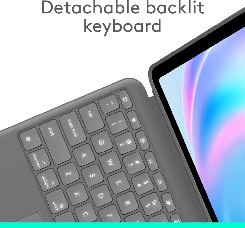 Logitech Combo Touch Keyboard Case for iPad Air 13  - Oxford Gray-3