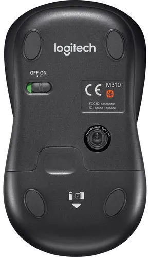 Logitech M310 Wireless Mouse - Black-3