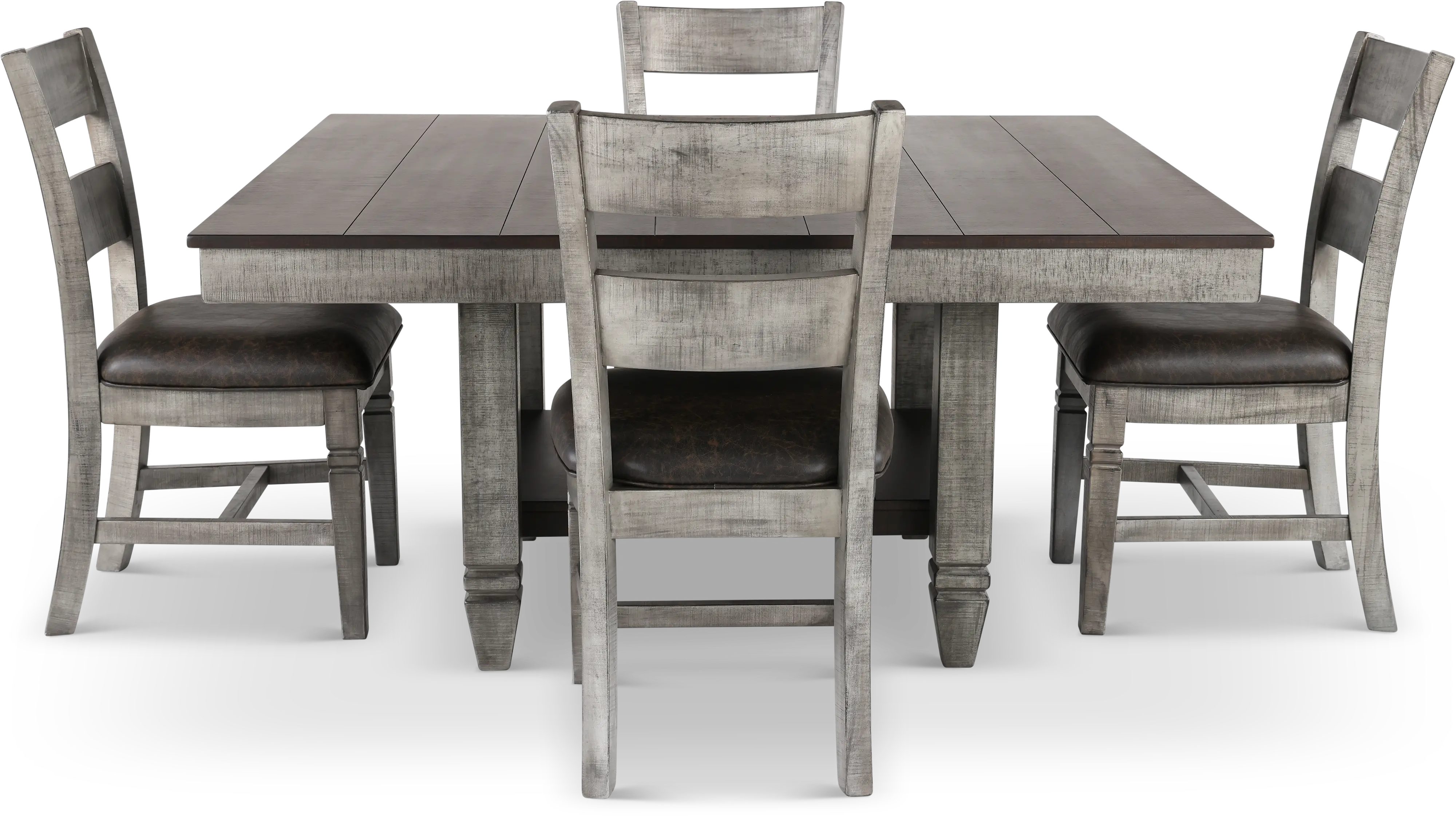 Hope Hills Brown and Gray 5 Piece Dining Set-4