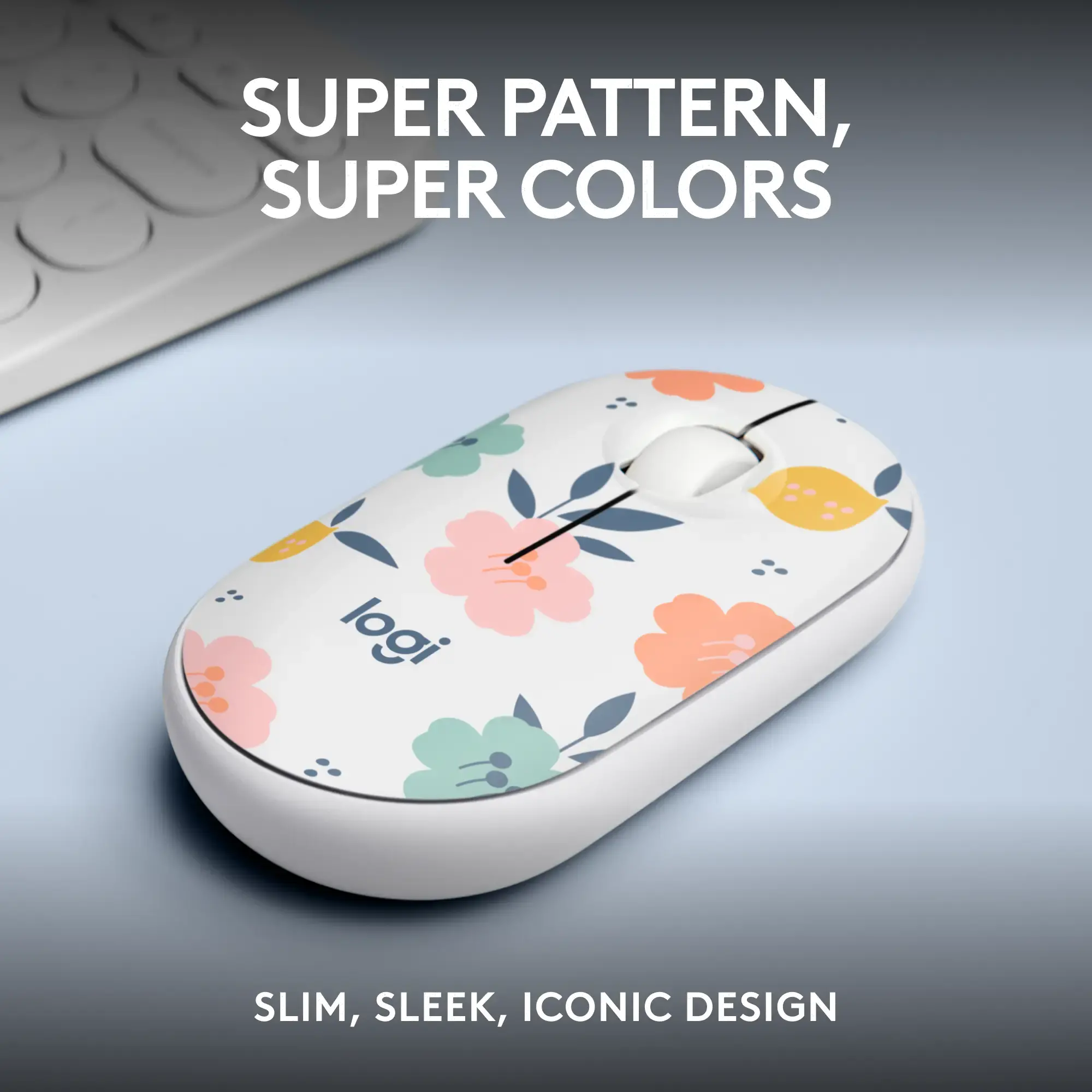 Logitech M340 Wireless Mouse - Floral Bouquet-2